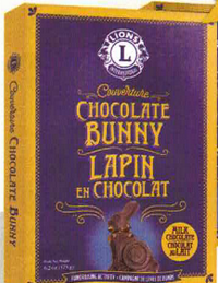 Lions Chocolate East Bunny